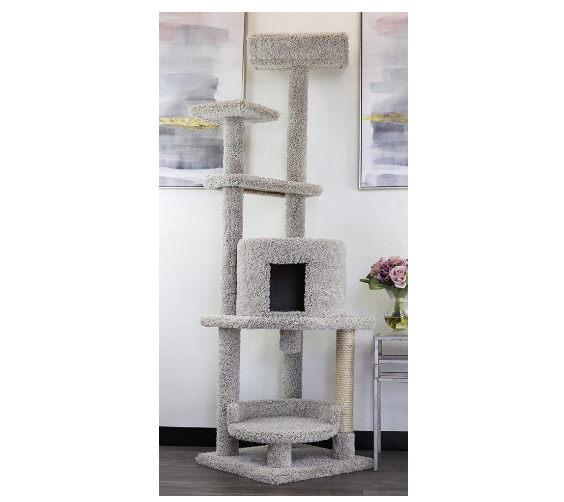 New Cat Condos 6-Foot Cat House & Tower