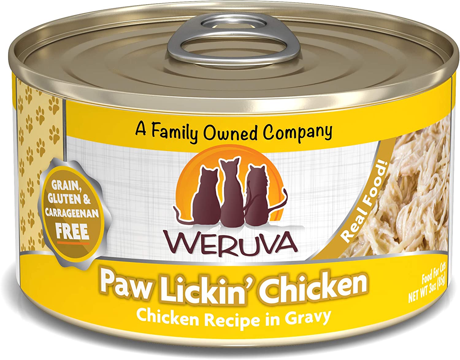 Weruva Classic Cat Food, Paw Lickin’ Chicken with Chicken Breast in Gravy