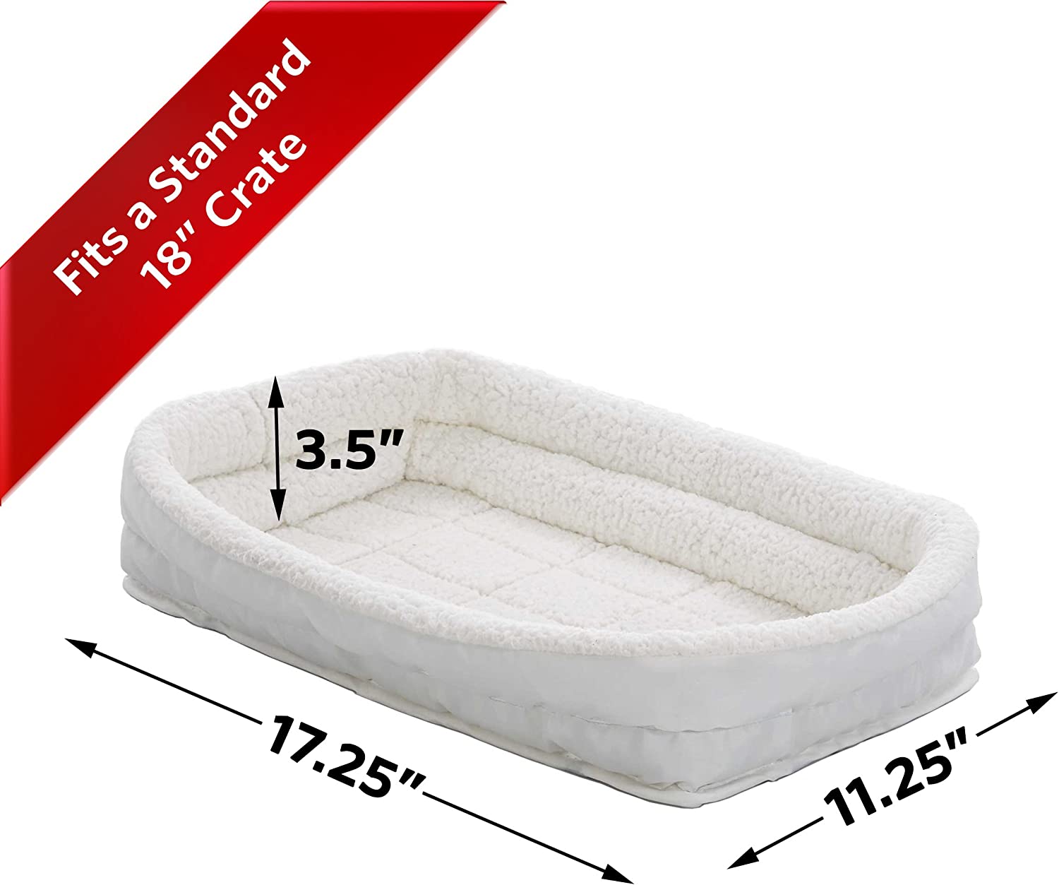 White Pet Bed